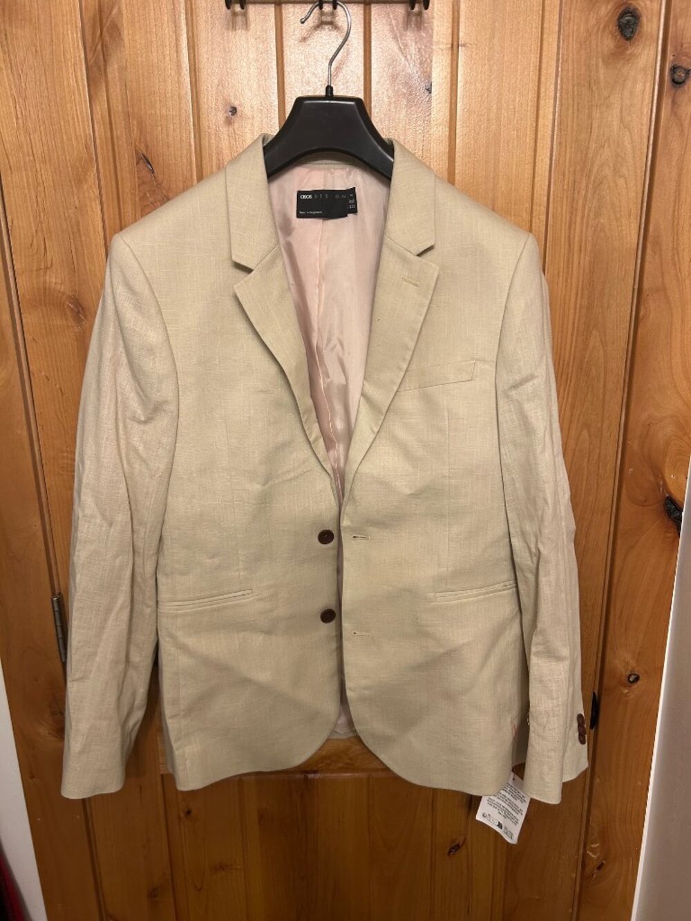 Asos Tan Linen Suit
